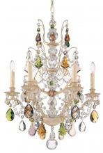  5770-22H - Bordeaux 6 Light 120V Chandelier in Heirloom Gold with Heritage Handcut Crystal