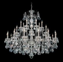  1718-51 - Century 28 Light 120V Chandelier in Black with Heritage Handcut Crystal