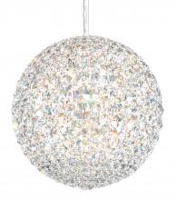  DV1212O - Da Vinci 12 Light 120V Pendant in Polished Stainless Steel with Optic Crystal