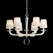  MA1006N-76O - Emilea 6 Light 120V Chandelier in Heirloom Bronze with Optic Crystal