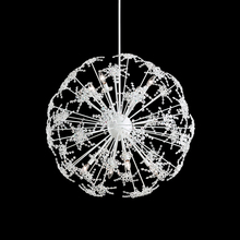  DN1036N-55R - Esteracae 36IN 120V Pendant in Jet Black with Radiance Crystal