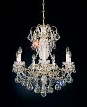  3656-76S - New Orleans 7 Light 120V Chandelier in Heirloom Bronze with Clear Crystals from Swarovski