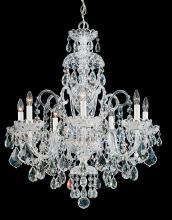 Schonbek 1870 6811-211R - Olde World 7 Light 120V Chandelier in Aurelia with Radiance Crystal