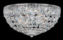 Schonbek 1870 1560-76R - Petit Crystal 4 Light 120V Flush Mount in Heirloom Bronze with Radiance Crystal