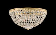  1564-76O - Petit Crystal 5 Light 120V Flush Mount in Heirloom Bronze with Optic Crystal