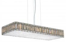  2274O - Quantum 23 Light 120V Pendant in Polished Stainless Steel with Optic Crystal