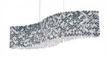  RE3214O - Refrax 13 Light 120V Pendant in Polished Stainless Steel with Optic Crystal