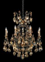 Schonbek 1870 3771-51S - Renaissance 9 Light 120V Chandelier in Black with Crystals from Swarovski®