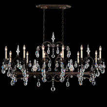 Schonbek 1870 3796N-23S - Renaissance 14 Light 120V Chandelier in Etruscan Gold with Crystals from Swarovski®