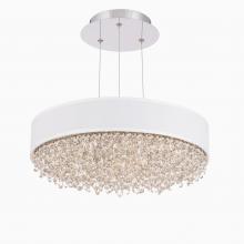 Schonbek 1870 S6319-401RS2 - Eclyptix LED 19IN 3000K/3500K/4000K 120V Pendant in Polished Stainless Steel with Radiance Smooth