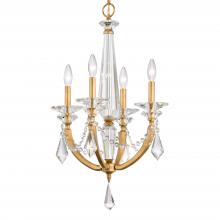 Schonbek 1870 S6704N-48R - Verona 4 Light 120V Chandelier in Antique Silver with Radiance Crystal