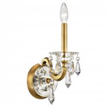 Schonbek 1870 S7601N-48R - Napoli 1 Light 120V Wall Sconce in Antique Silver with Radiance Crystal