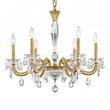  S8606N-22R - San Marco 6 Light 120V Chandelier in Heirloom Gold with Radiance Crystal