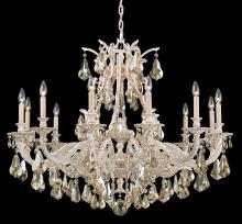  6952-22H - Sophia 12 Light 120V Chandelier in Heirloom Gold with Heritage Handcut Crystal