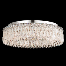 Schonbek 1870 RS8347N-22H - Sarella 12 Light 120V Flush Mount in Heirloom Gold with Heritage Handcut Crystal