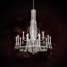 Schonbek 1870 RS8415N-48R - Siena 17 Light 120V Chandelier in Antique Silver with Radiance Crystal