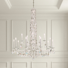  RS84151N-06H - Siena 17 Light 120V Chandelier in White with Heritage Handcut Crystal