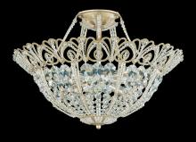 Schonbek 1870 9843-26R - Rivendell 9 Light 120V Semi-Flush Mount in French Gold with Radiance Crystal