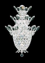 Schonbek 1870 5888R - Trilliane 4 Light 120V Wall Sconce in Polished Stainless Steel with Radiance Crystal