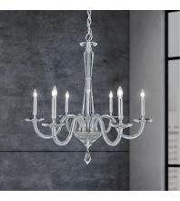  S9230-702O - Habsburg 6 Light 120V Chandelier in Polished Chrome with Optic Crystal