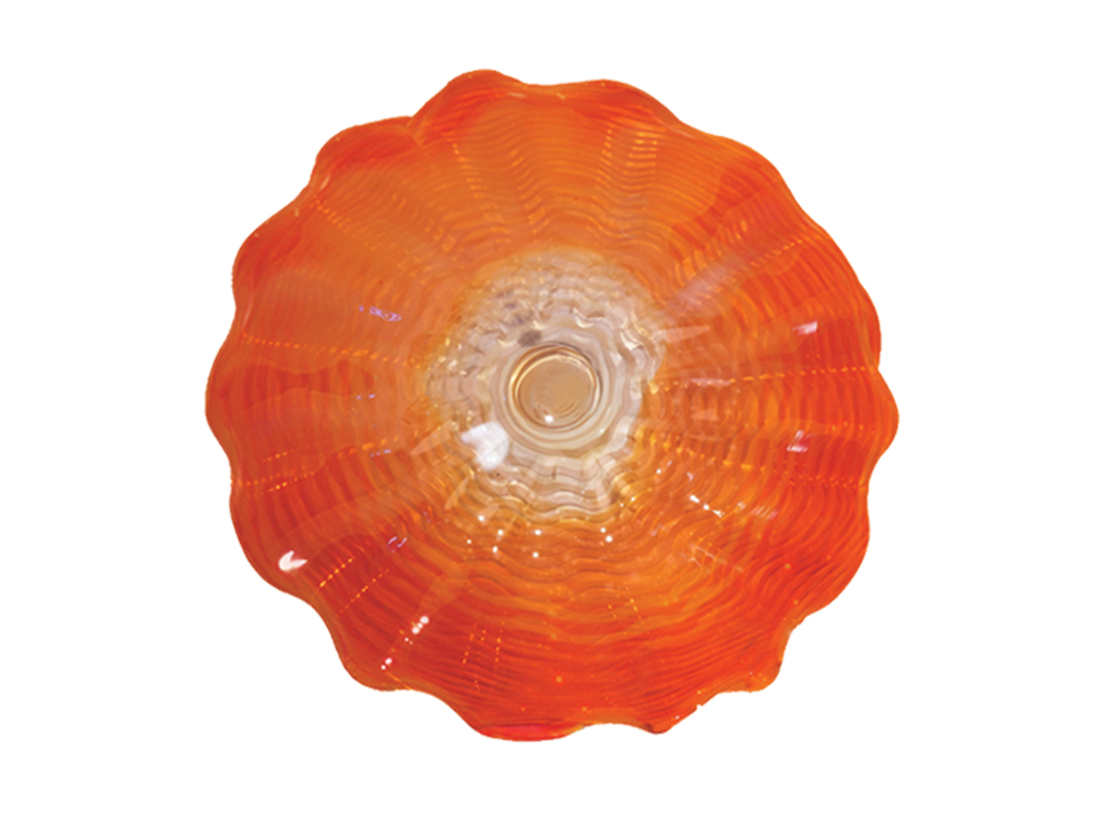 Titian 12" Hand Blown Art Glass Wall Décor