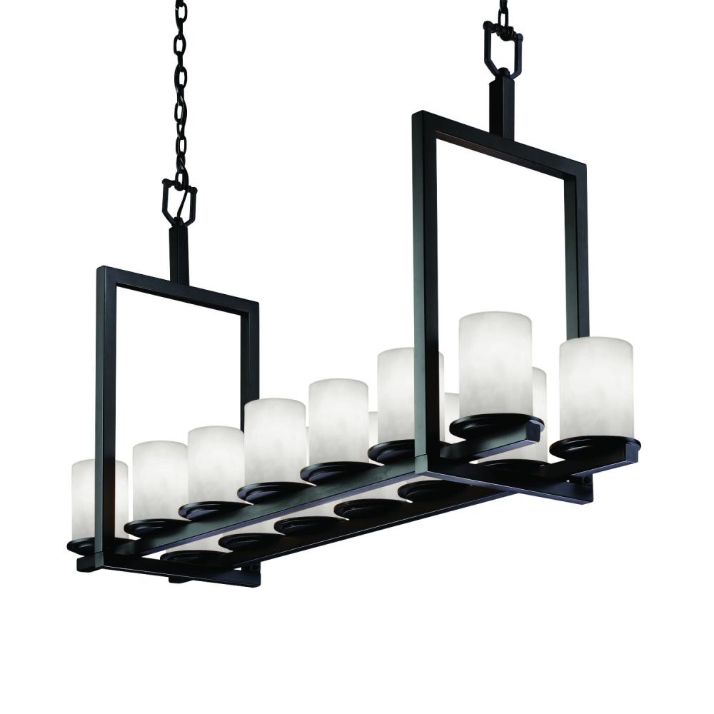 Dakota 14-Light Bridge Chandelier (Short)