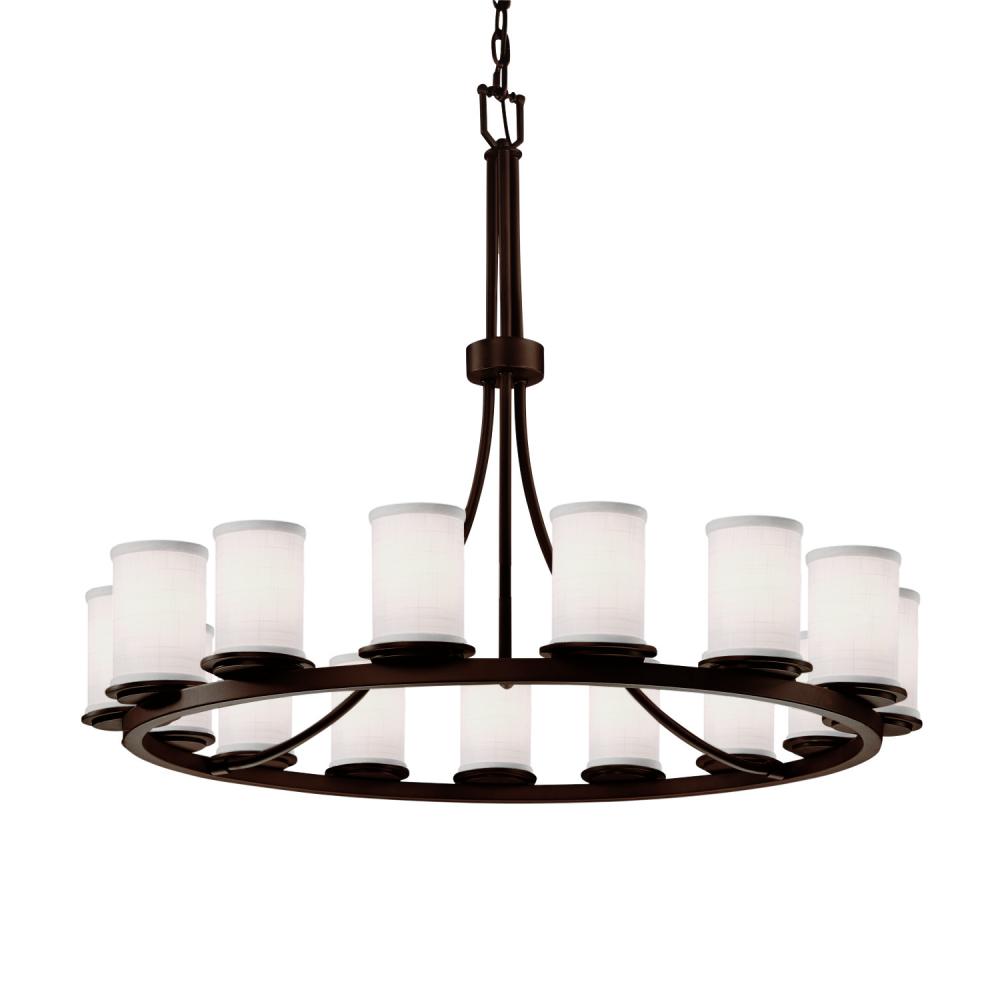 Dakota 15-Light 1-Tier Ring Chandelier