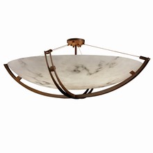  FAL-9719-35-DBRZ - 60" Semi-Flush Bowl w/ Crossbar