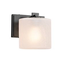 Justice Design Group FSN-8447-30-FRCR-MBLK - Era ADA 1-Light Wall Sconce