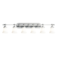  FSN-8526-20-OPAL-CROM - Tradition 6-Light Bath Bar