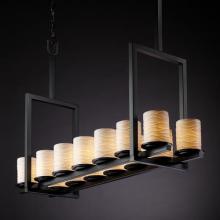  POR-8764-10-BMBO-MBLK - Dakota 14-Light Bridge Chandelier (Tall)