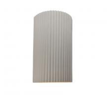  CER-5745W-BIS - Large ADA LED Pleated Cylinder Wall Sconce (Outdoor)