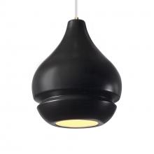 Justice Design Group CER-6400-CRB-ABRS-WTCD - Arabesque 1-Light Pendant