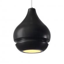 Justice Design Group CER-6400-CRB-CROM-WTCD - Arabesque 1-Light Pendant