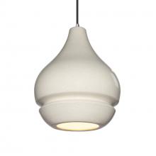 Justice Design Group CER-6400-CRK-CROM-BKCD - Arabesque 1-Light Pendant