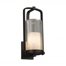 Justice Design Group CLD-7584W-10-MBLK-LED1-700 - Atlantic Large Outdoor LED Wall Sconce