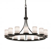  CLD-8716-10-MBLK-LED21-14700 - Dakota 21-Light 1-Tier Ring LED Chandelier