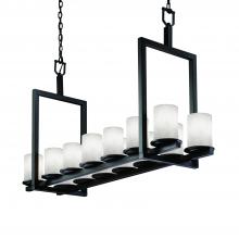  CLD-8769-10-MBLK-LED14-9800 - Dakota 14-Light Bridge LED Chandelier (Short)