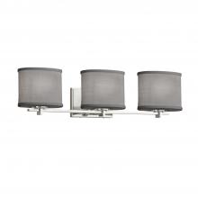 Justice Design Group FAB-8443-30-GRAY-CROM-LED3-2100 - Era 3-Light LED Bath Bar