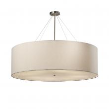  FAB-9599-WHTE-NCKL - Classic 60" Drum Pendant