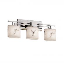 Justice Design Group FAL-8703-30-CROM - Aero 3-Light Bath Bar