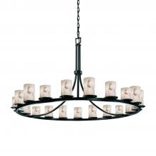  FAL-8716-10-MBLK - Dakota 21-Light 1-Tier Ring Chandelier