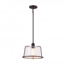  FSN-4423-SEED-DBRZ - Revere 12" 1-Light Pendant