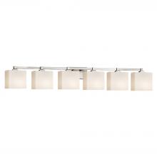 Justice Design Group FSN-8436-55-OPAL-NCKL-LED6-4200 - Regency 6-Light LED Bath Bar