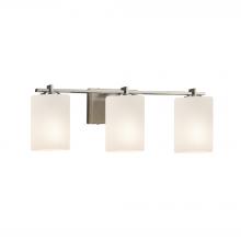 Justice Design Group FSN-8443-10-OPAL-NCKL-LED3-2100 - Era 3-Light LED Bath Bar