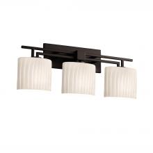  FSN-8703-30-RBON-MBLK - Aero 3-Light Bath Bar