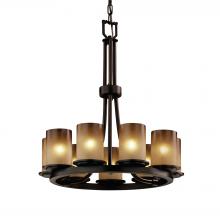  FSN-8766-10-CRML-DBRZ - Dakota 9-Light Ring Chandelier