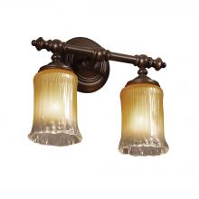  GLA-8522-16-GLDC-DBRZ - Tradition 2-Light Bath Bar