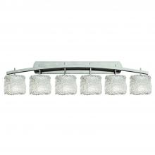 Justice Design Group GLA-8596-30-LACE-NCKL-LED6-4200 - Archway 6-Light LED Bath Bar