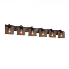 Justice Design Group MSH-8926-30-DBRZ - Modular 6-Light Bath Bar